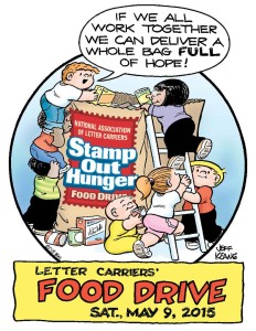 Annual Letter Carrier Food Drive – May 9th