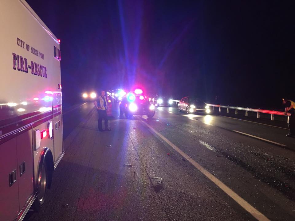 NPPD:  I75 All Lanes Are Open After A Four Vehicle Crash