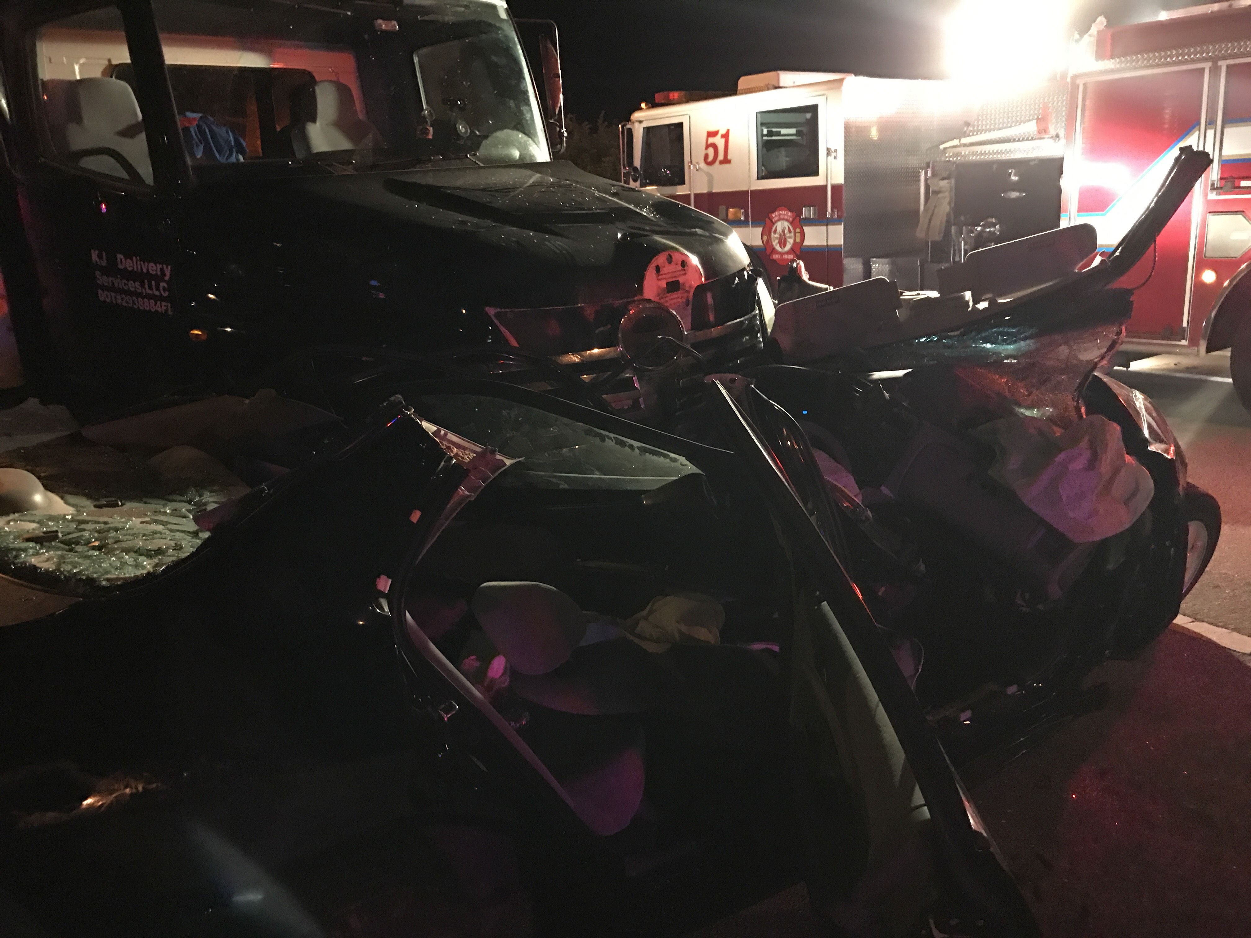 Venice:  Serious Vehicle Crash Traps Driver Inside