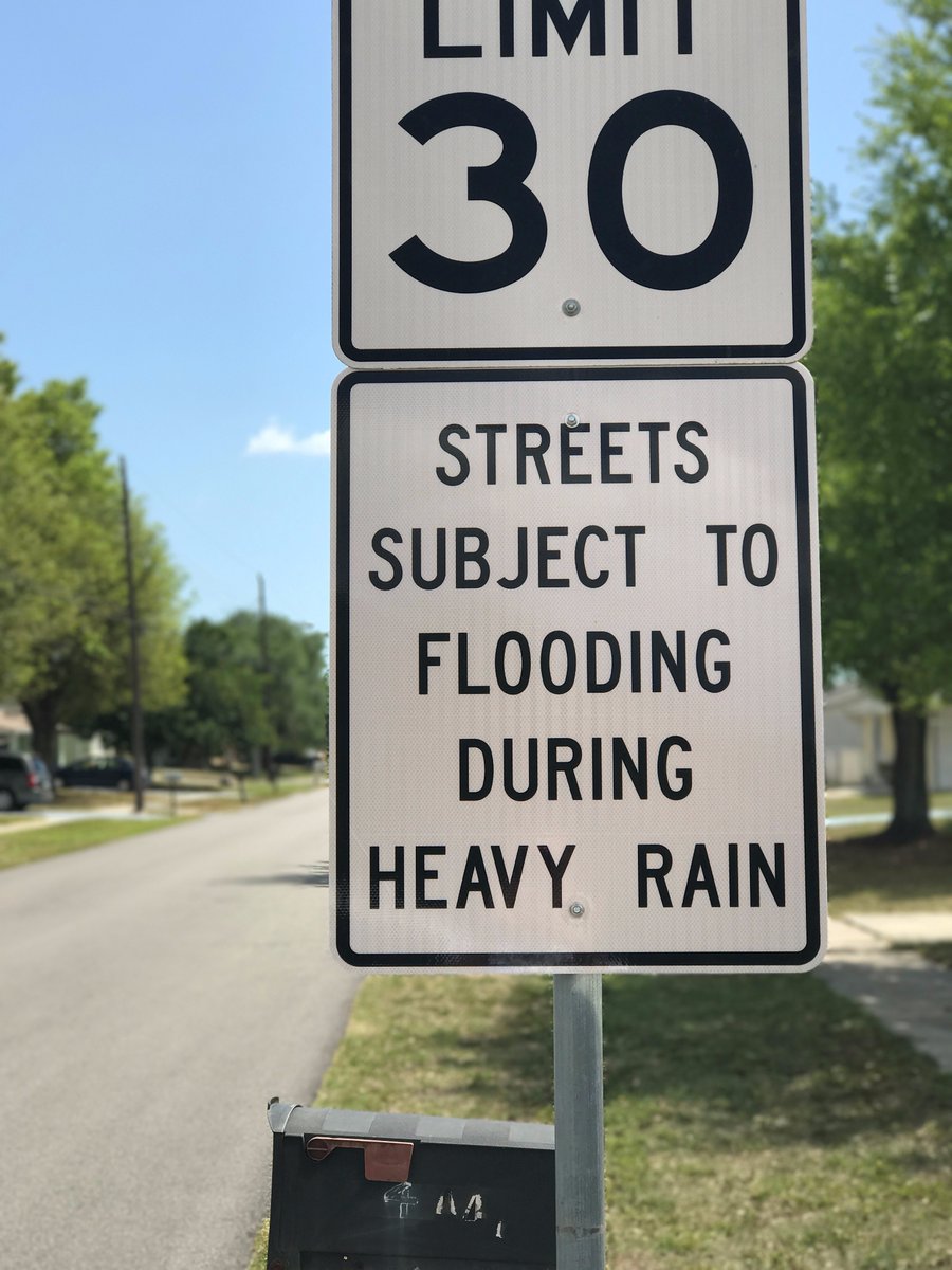North Port: Public Works is installing these new traffic signs, just before the rainy season