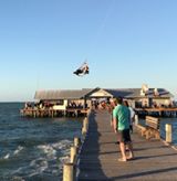 The Scoop News: (video) A kite boarder clears the Anna Maria Island pier. via Anna Maria Island Real Estate