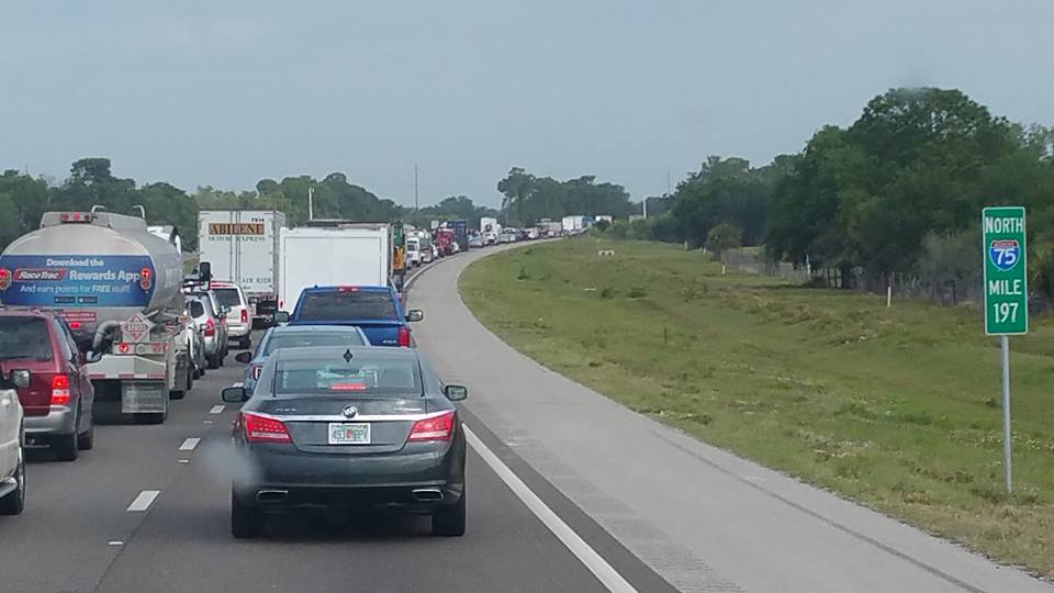 Accidents turn I75 into a parking lot this morning.