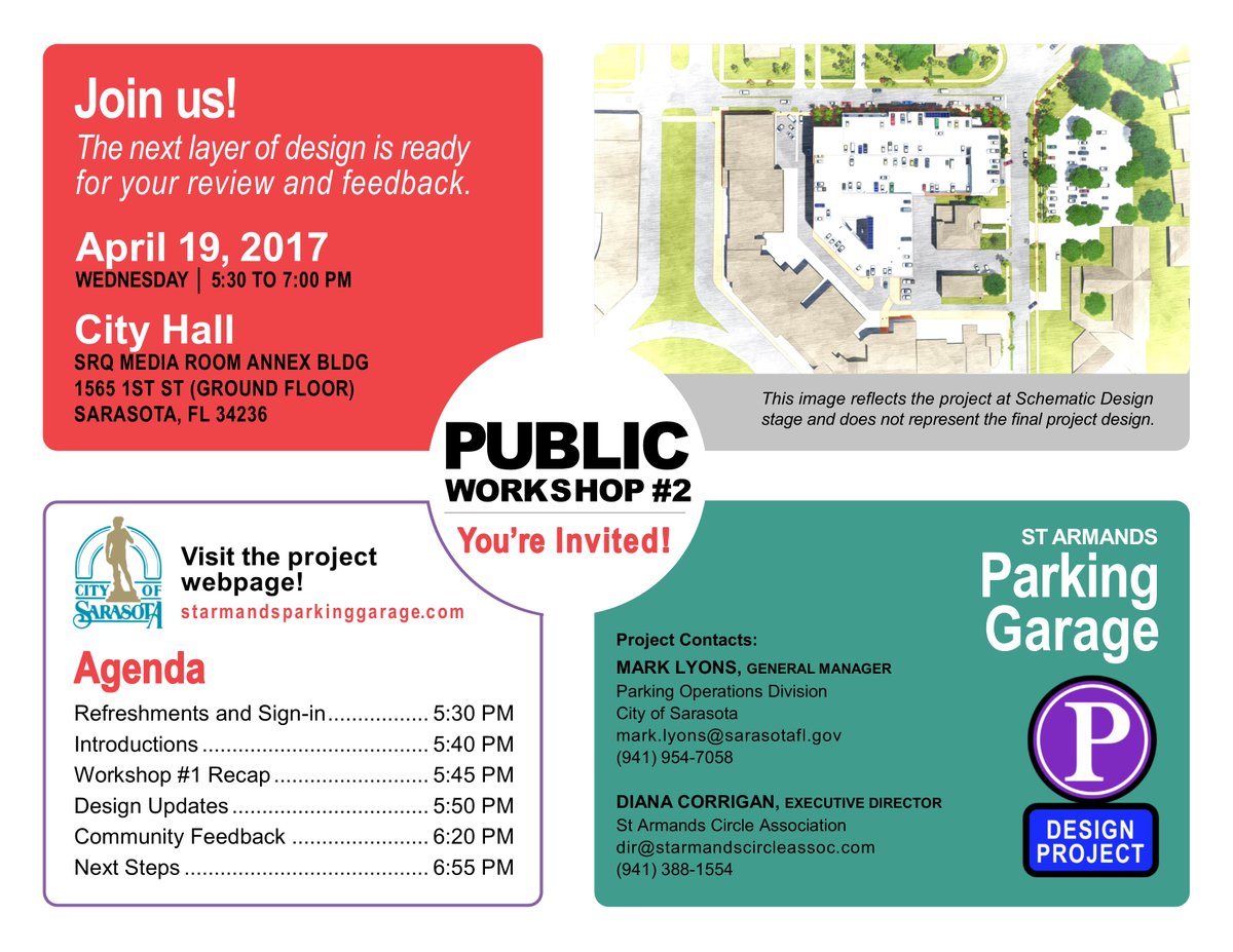 St. Armands second workshop 4/19 with Sarasota parking & design team