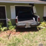 Sarasota Police:  A truck hit a home in the 2800blk of Oak St. in Sarasota
