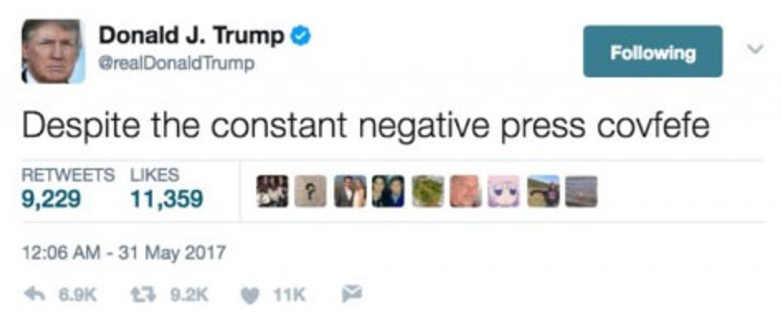 Media’s Obsession Over Trump’s ‘covfefe’ Typo, Shows How Easily American’s Can Be Controlled