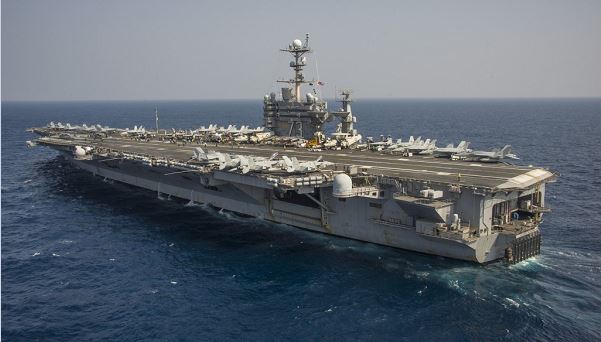 Iranian official plots attack on U.S. aircraft carrier
