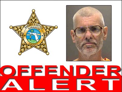 Sarasota: Sex Offender Registration – Robert Blackburn for use of a Computer to Solicit or Lure a Child to Engage in Sexual Conduct and Traveling to Meet a Minor to Commit an Unlawful Sexual Offense in Sarasota County