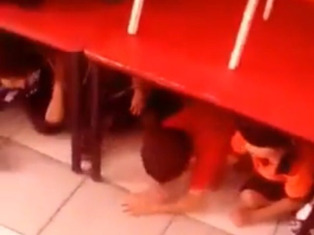 VIDEO: Kindergarten Teacher Keeps Children Calm During Cartel Firefight