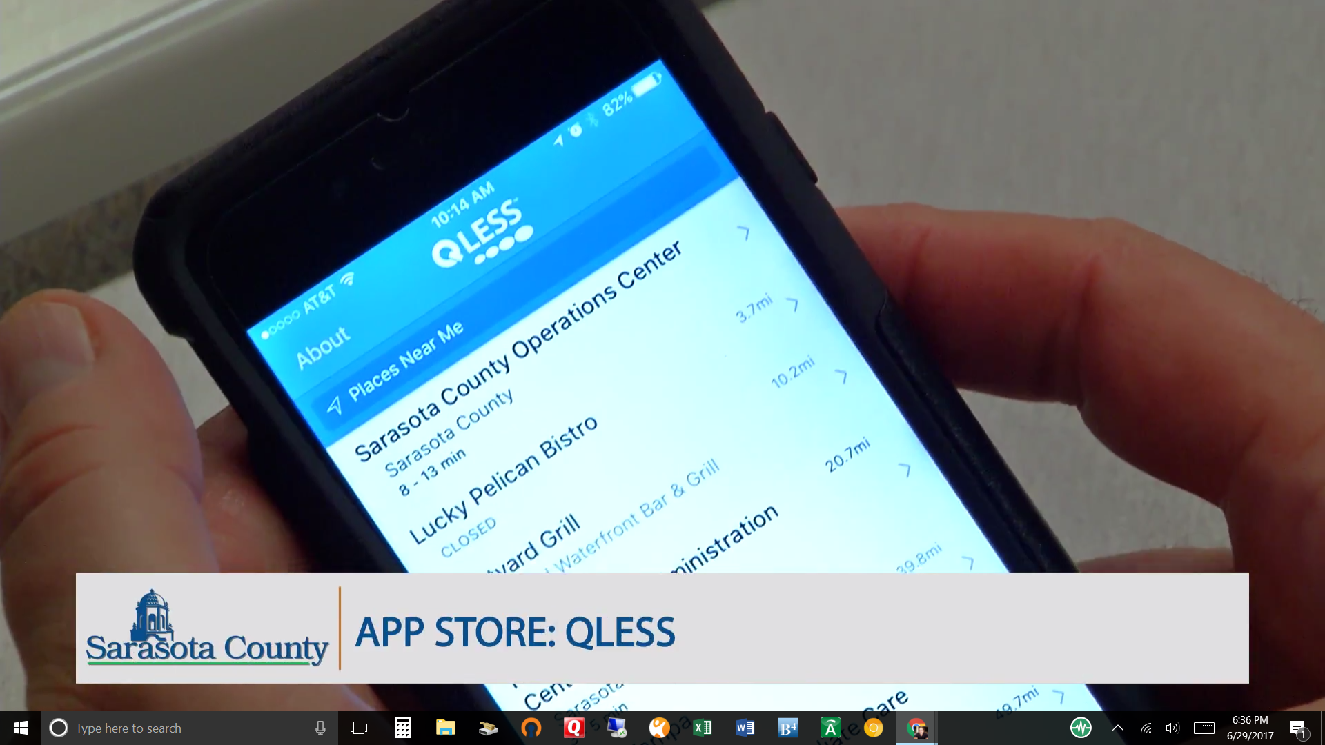 Video:  A look at recent customer service upgrades at Sarasota County’s permitting locations.