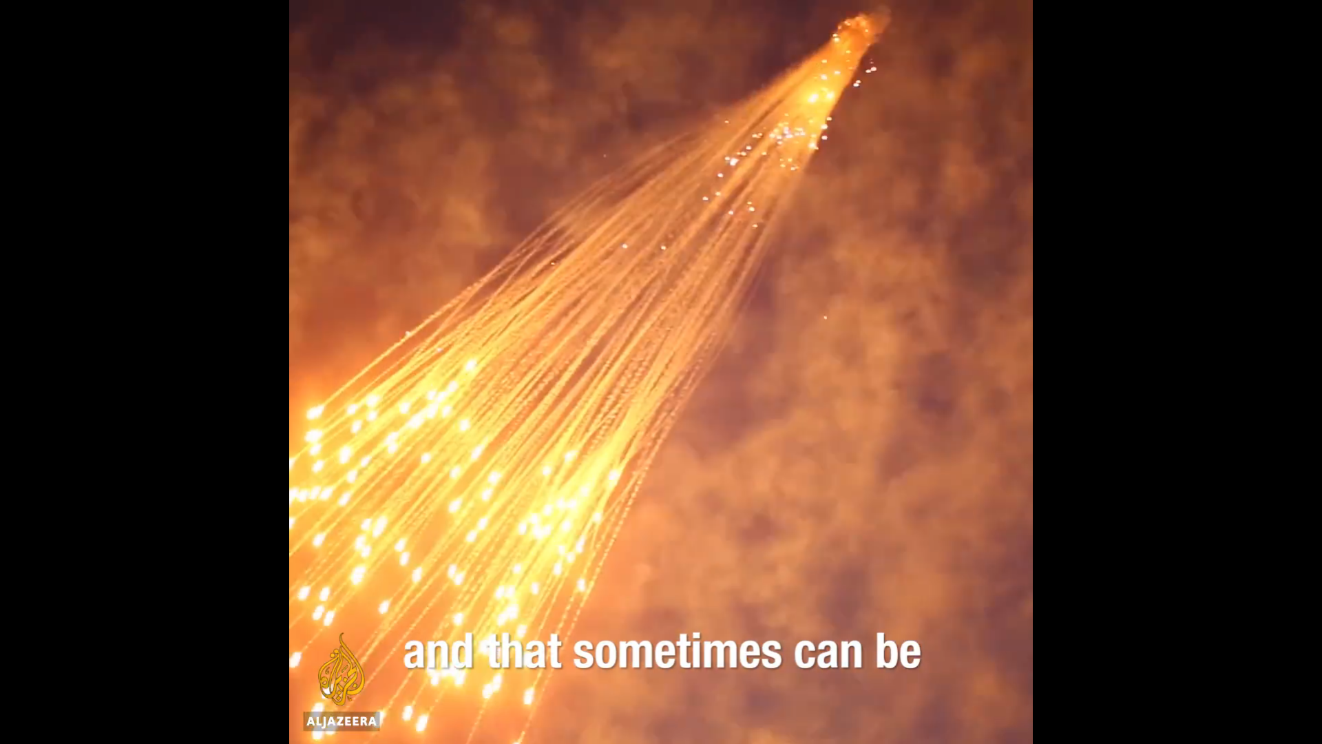 Video: Suspected white phosphorus munitions rained down on Raqqa over the weekend.