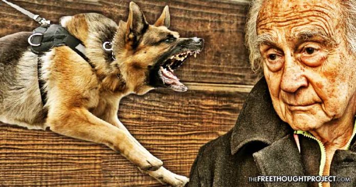 Elderly Man Mauled As Police Sic K9 on Him for Rescuing His Neighbor’s Cat
