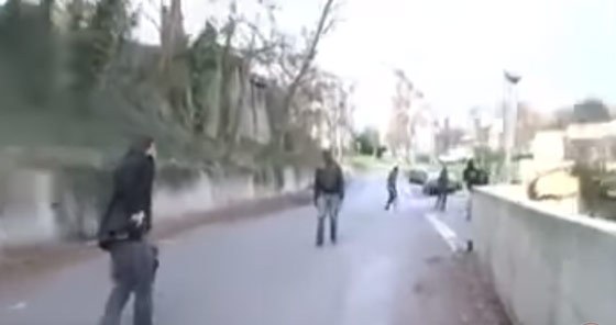 Video: Muslim Extremists With Bats And Weapons Attempt To Attack This French Guy… But He Has A Deadly Concealed Surprise Waiting